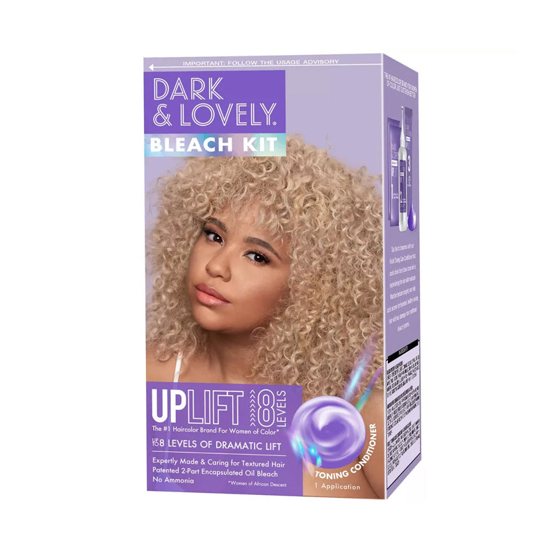 DARK AND LOVELY Uplift Hair Bleach Kit, Hair Dye, Bleach Blonde