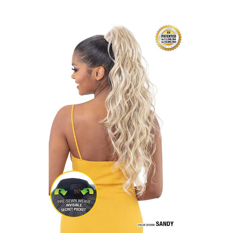 SHAKE N GO Secret Pocket Pony Pro Loose Wave 26"