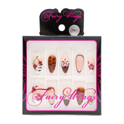 FAIRY WINGS Faux Ongles Faits À La Main Amande Régulière [W0029]