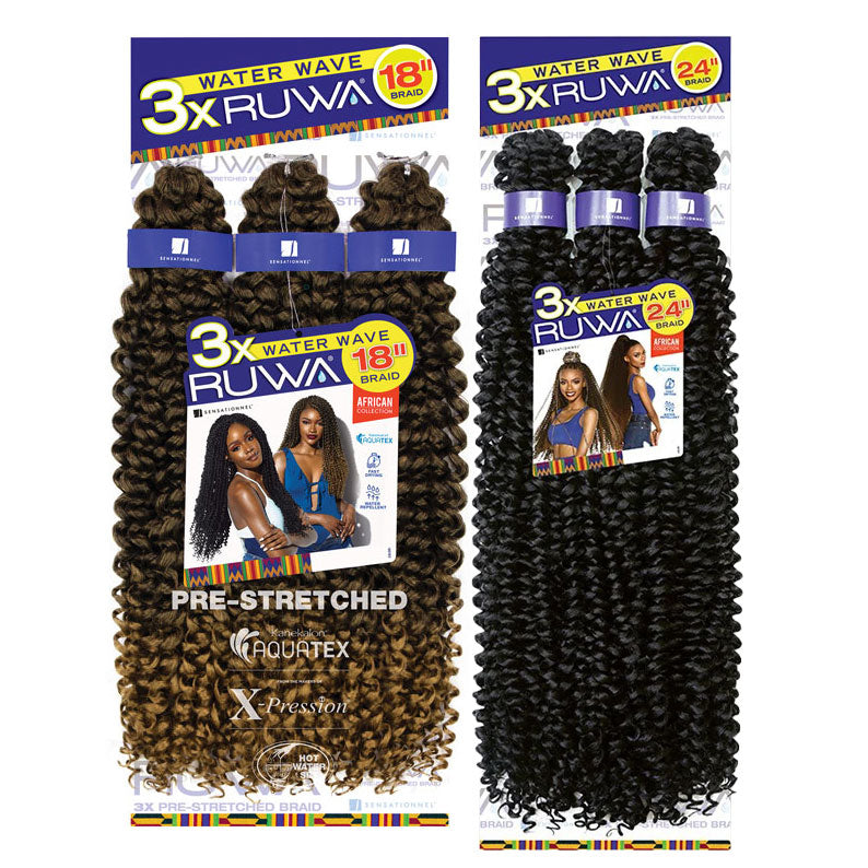 3X Ruwa Water Wave Braid 18" 24"