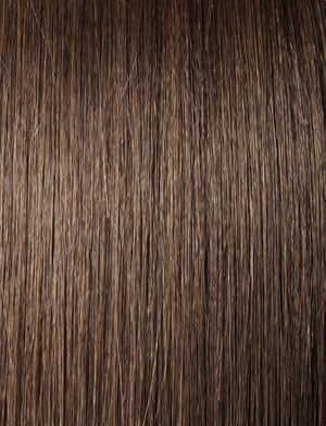 SENSATIONNEL close-up of smooth brown hair strands with natural texture