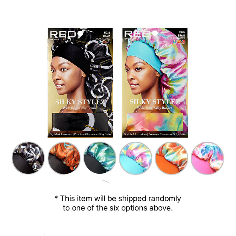 Bonnet soyeux tressé à larges bords Silky Stylez [Super Jumbo] [Assortiment de luxe] #Hq35