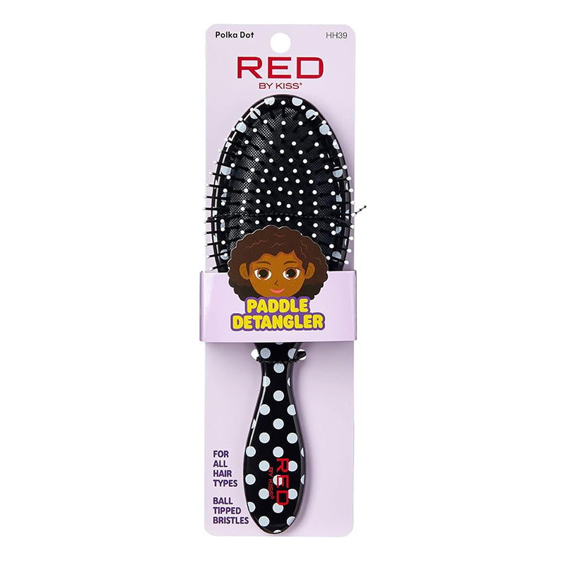 RED by KISS Kids Paddle Detangler [Polka Dots] #HH39