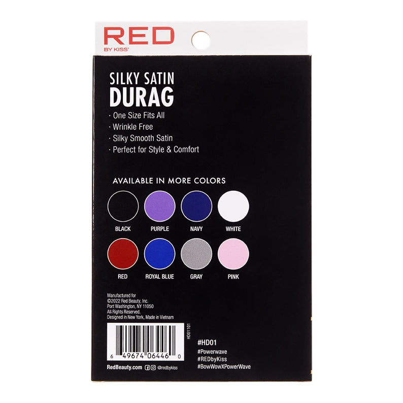 Silky Satin Durag [Black] #HD01