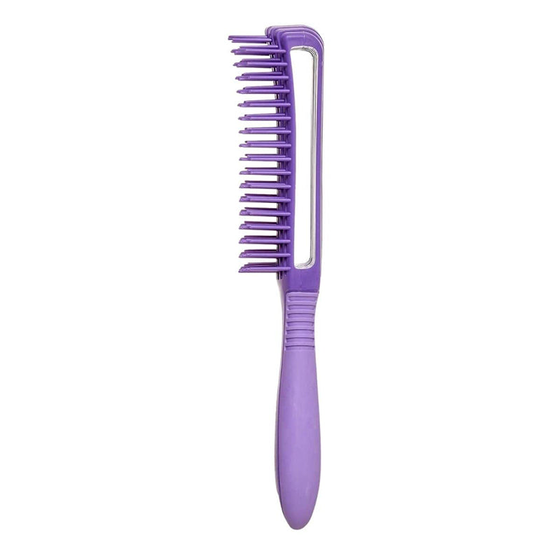 Brosse démêlante antidérapante à 9 rangs #Hh63 Glide &amp; Define [Violet]