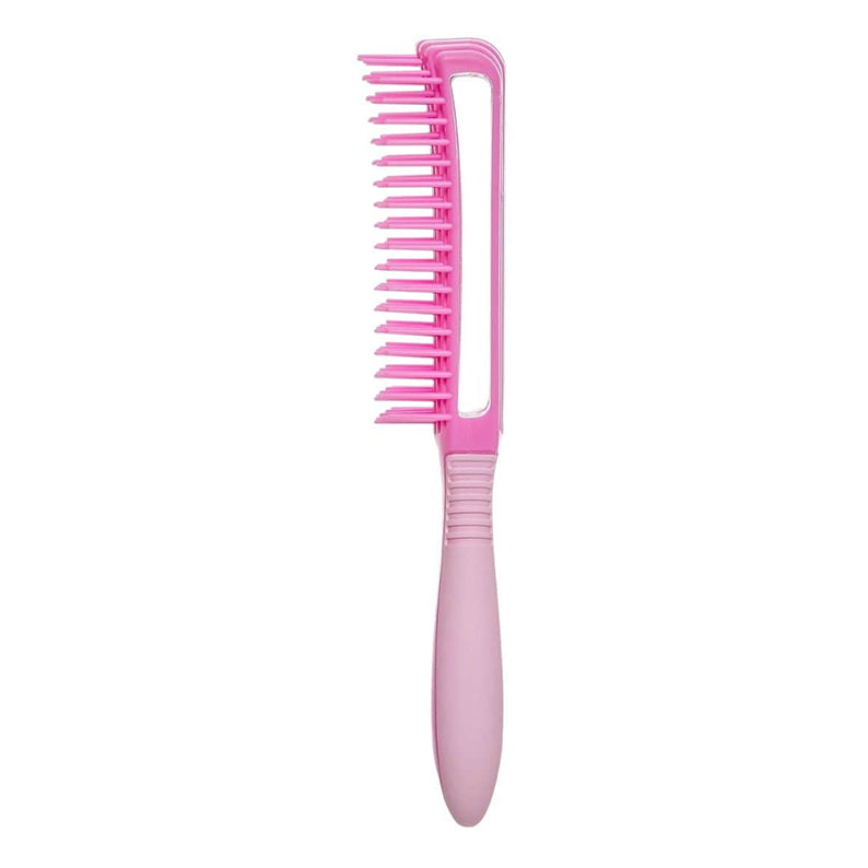Brosse démêlante antidérapante à 9 rangs #Hh64 Glide &amp; Define [Rose]