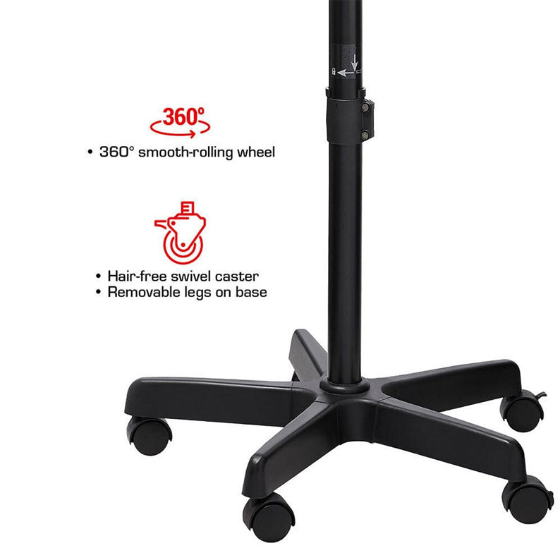 #Bd21 3000-Ceramic Stand Hood Dryer Adjustable Height 3 Temp Settings