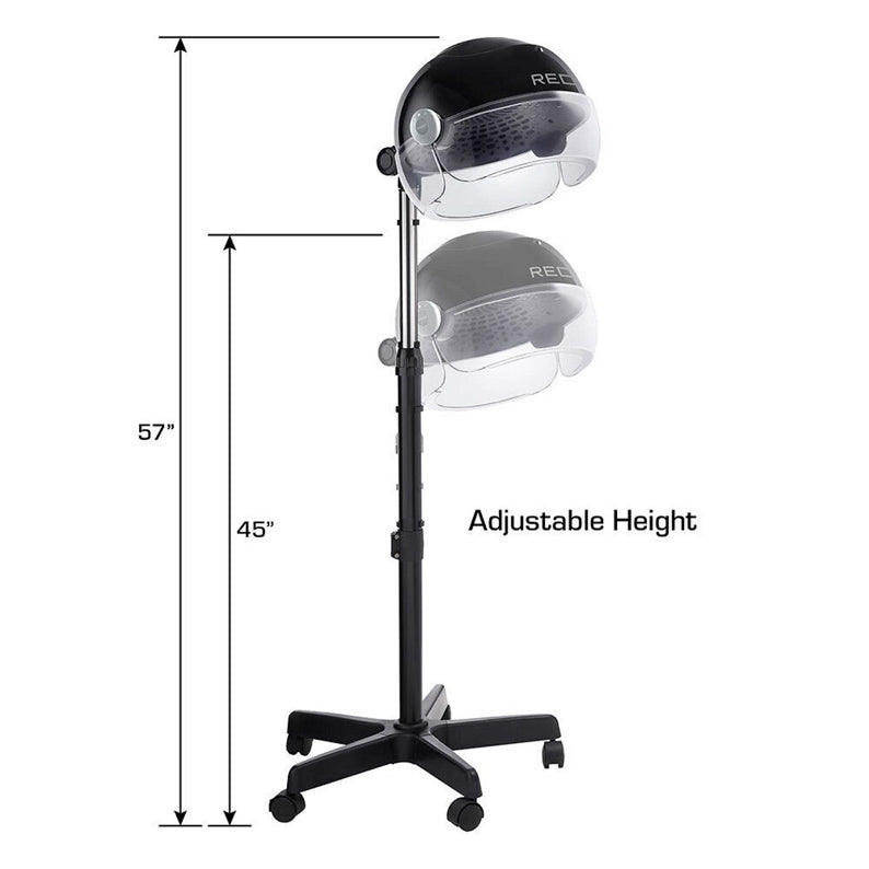 #Bd21 3000-Ceramic Stand Hood Dryer Adjustable Height 3 Temp Settings