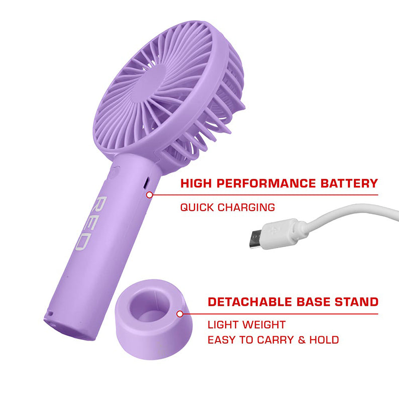 #Fan01 Ventilateur de beauté portable rechargeable [Violet]