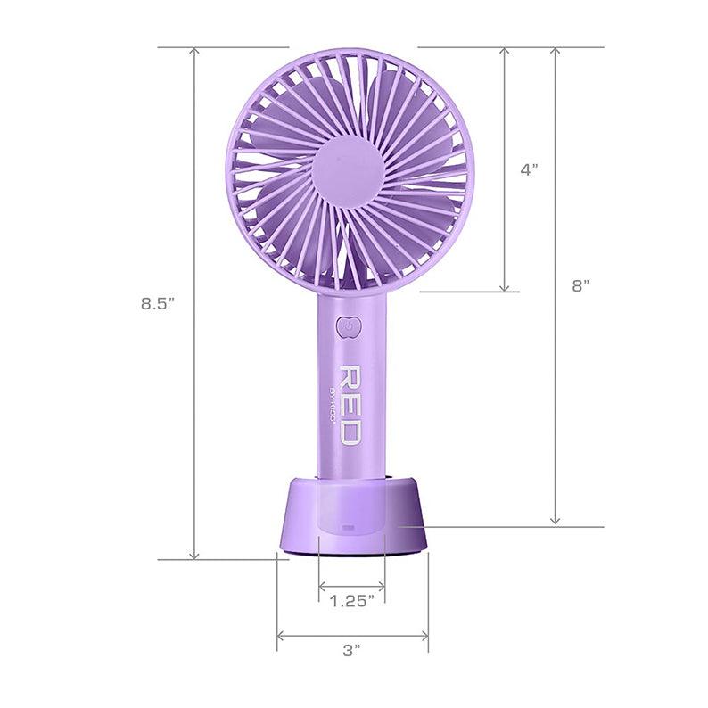 #Fan01 Ventilateur de beauté portable rechargeable [Violet]