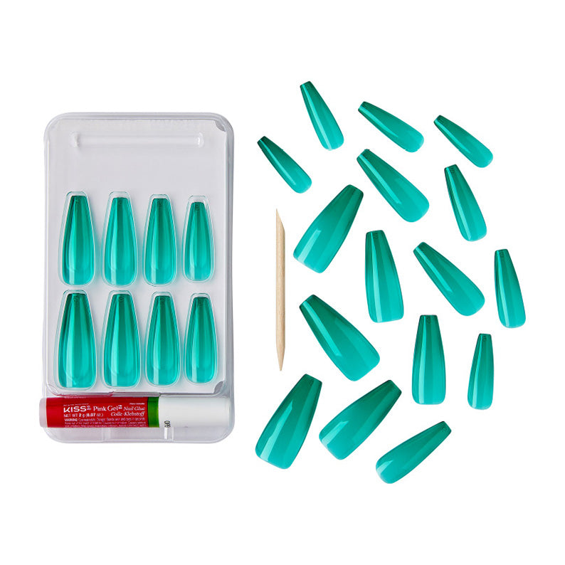 Ongles Jelly Gold Finger KISS [POMME VERTE] #GJC04