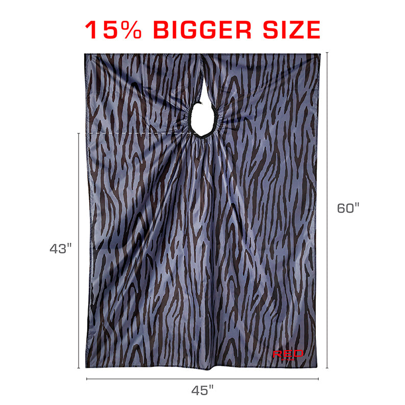 Cape de salon en nylon tout usage [Zèbre] #SA05