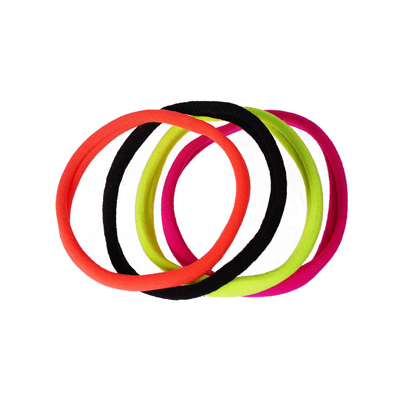 #Heb53 Ponytail Holder 4Pcs [Large] [Assorted Color]