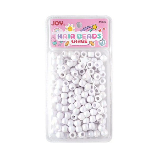 Perles rondes Joy #01730, taille standard, 200 carats [blanches]
