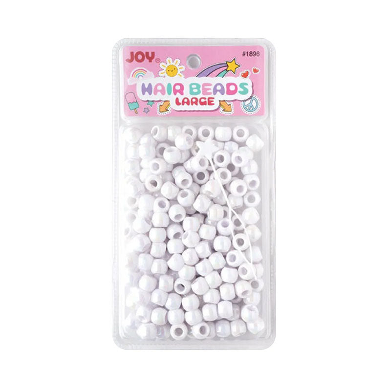 Perles rondes Joy #01730, taille standard, 200 carats [blanches]