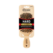 Annie hard club wooden paddle boar and nylon bristle hair brush with reinforced bristles and handle