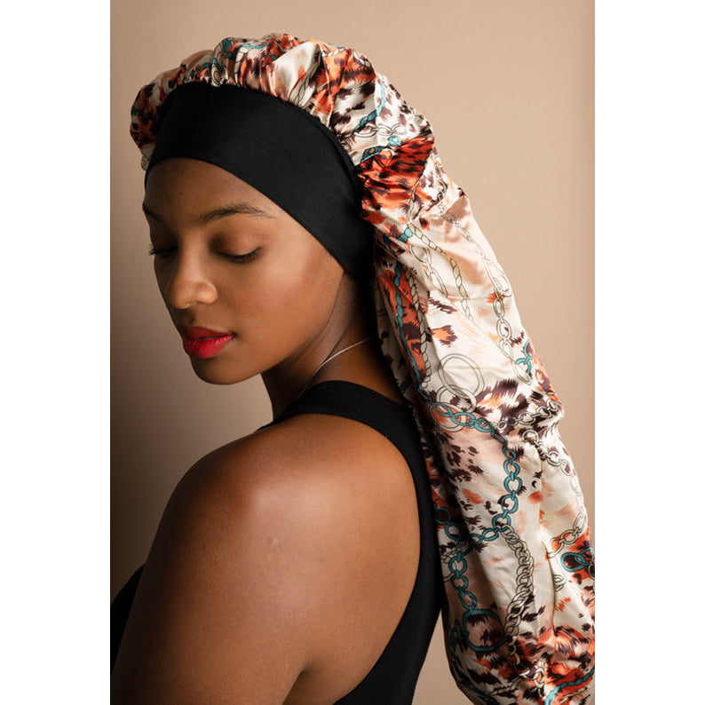 ANNIE Deco Braid Bonnet Scarf Ultra-Jumbo [Assorted Pattern] #03650