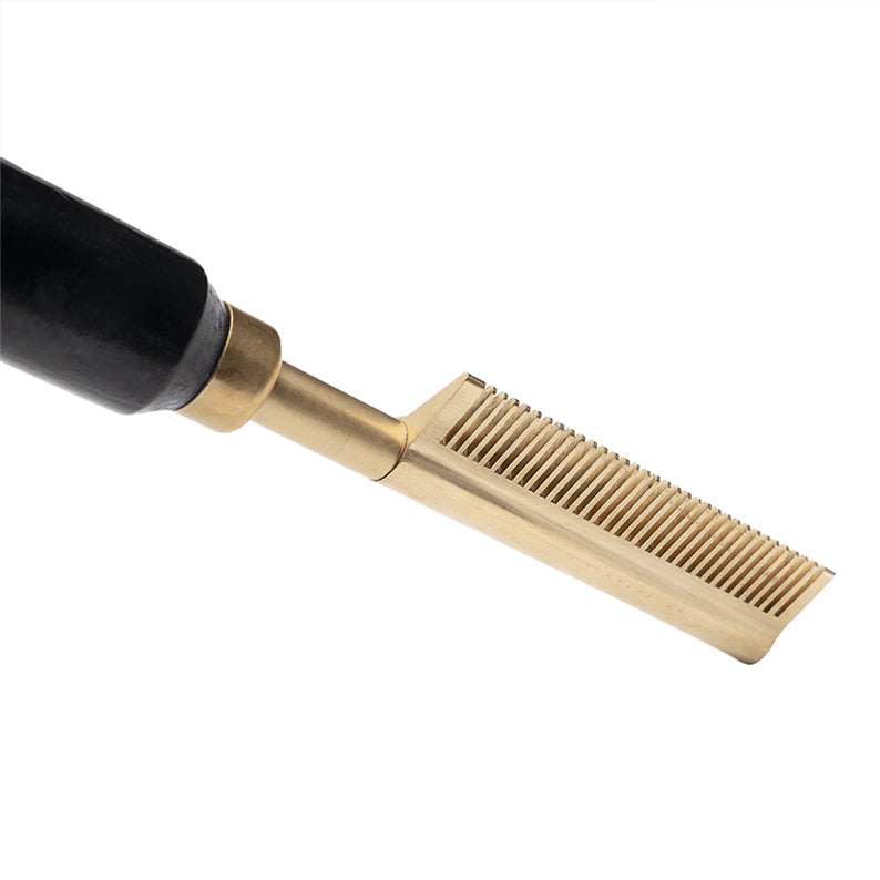 ANNIE HOT & HOTTER #05533 Electric Straightening Hot Comb [MEDIUM TEETH SMALL TEMPLE]