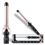 ANNIE extra long ceramic curling iron rose gold barrel black handle with packaging for long hair styling