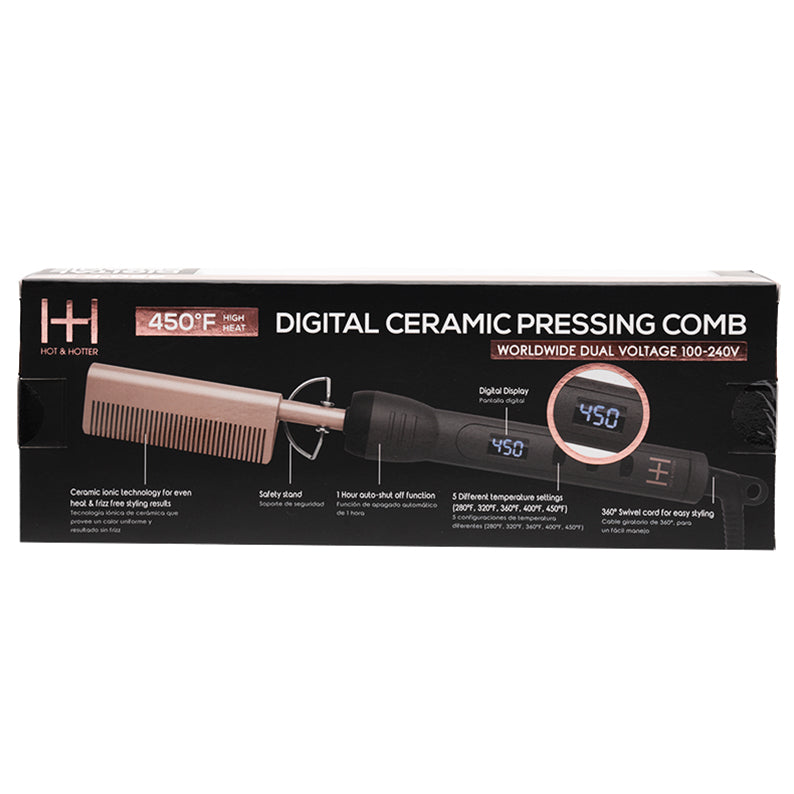 ANNIE Digital Pressing Comb [Medium Straight] #05967