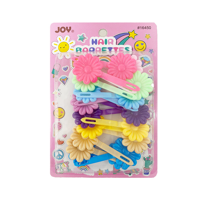 ANNIE JOY #16450 Hair Barrettes Daisy [ASSORTED COLOR]