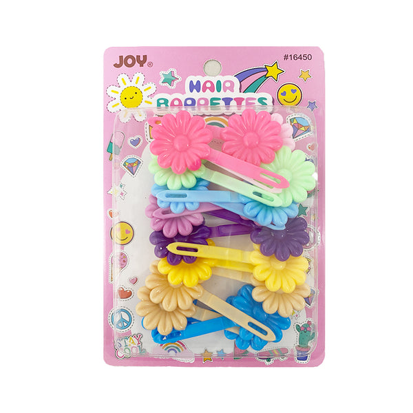 ANNIE JOY #16450 Hair Barrettes Daisy [ASSORTED COLOR]