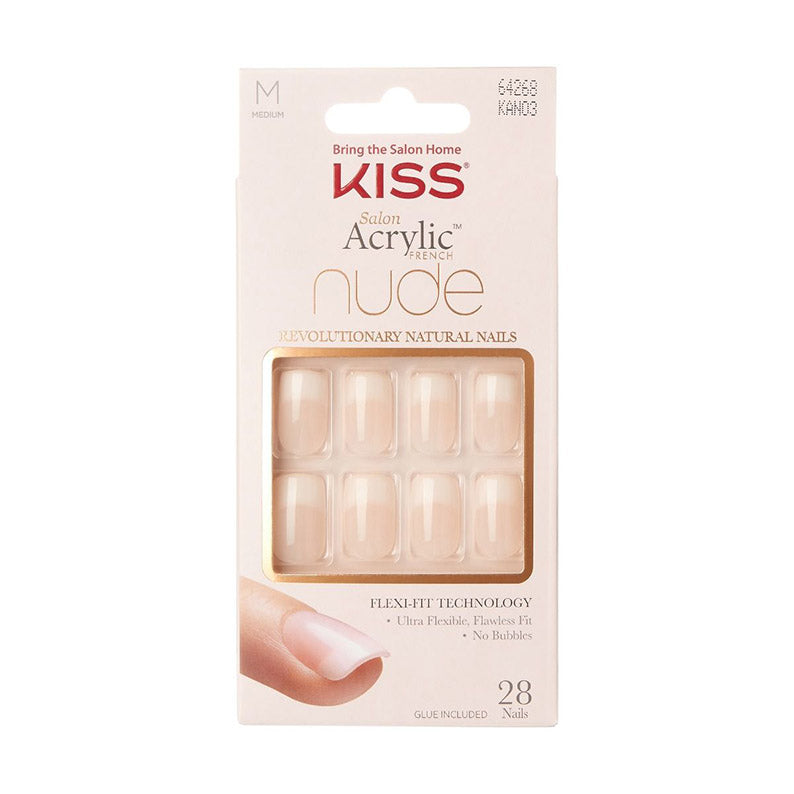 KISS Salon Acrylic French Nude [M] #KAN03 - CASHMERE