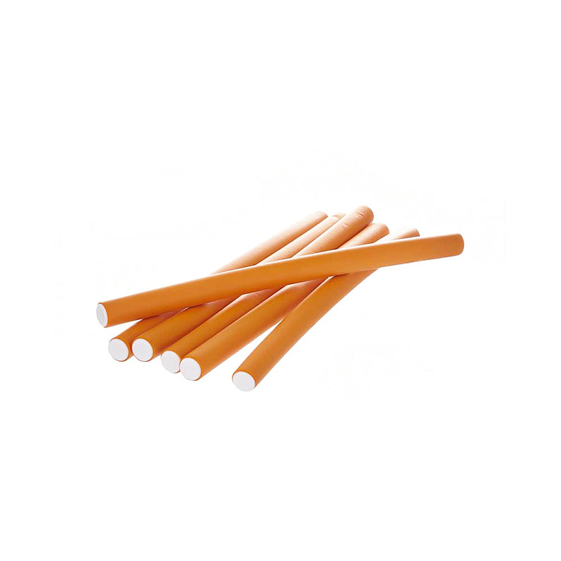 #Hrf16 Flexi Rods 10" Length 5/8" Diameter 6Pcs [Orange]