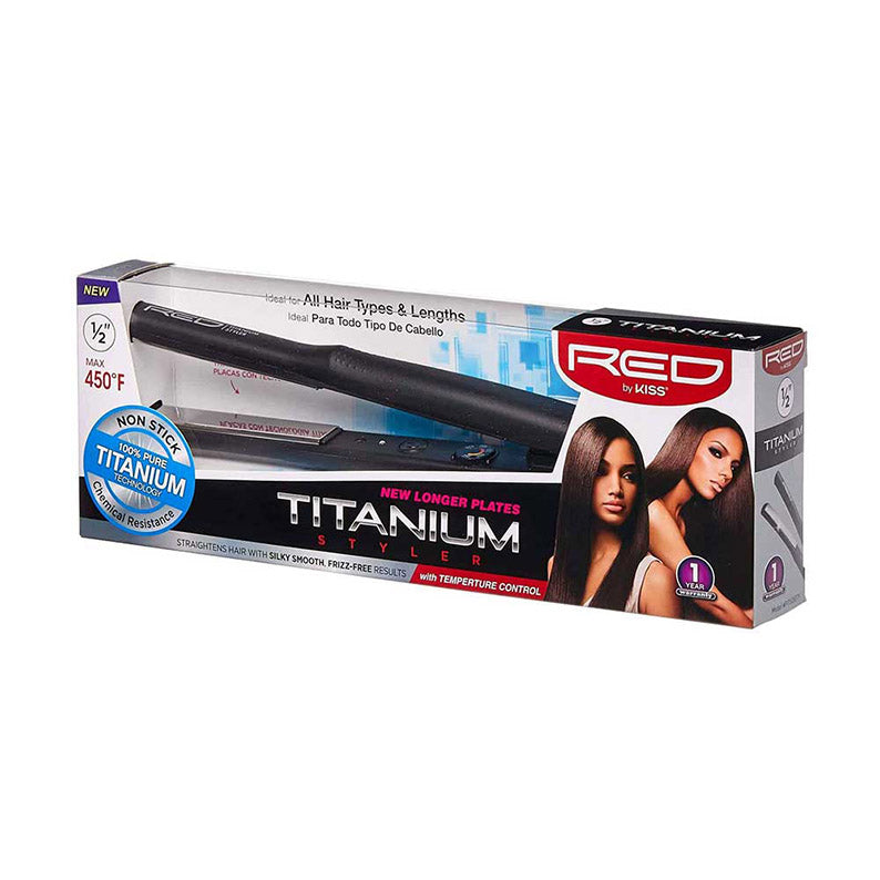 #Fits050tn Fer à lisser Titanium Styler 1/2" avec contrôle de température