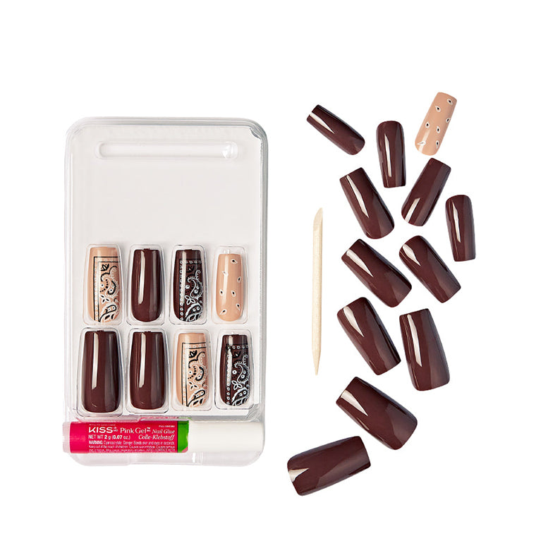 Ongles tendance Kiss Gold Finger [Showtime] #Gd08