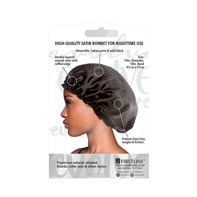 FIRSTLINE EVOLVE Satin Reversible Bonnet [SAHARA] #669