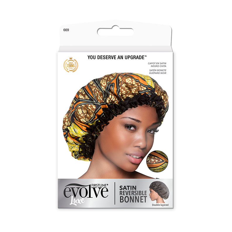 FIRSTLINE EVOLVE Satin Reversible Bonnet [SAHARA] #669