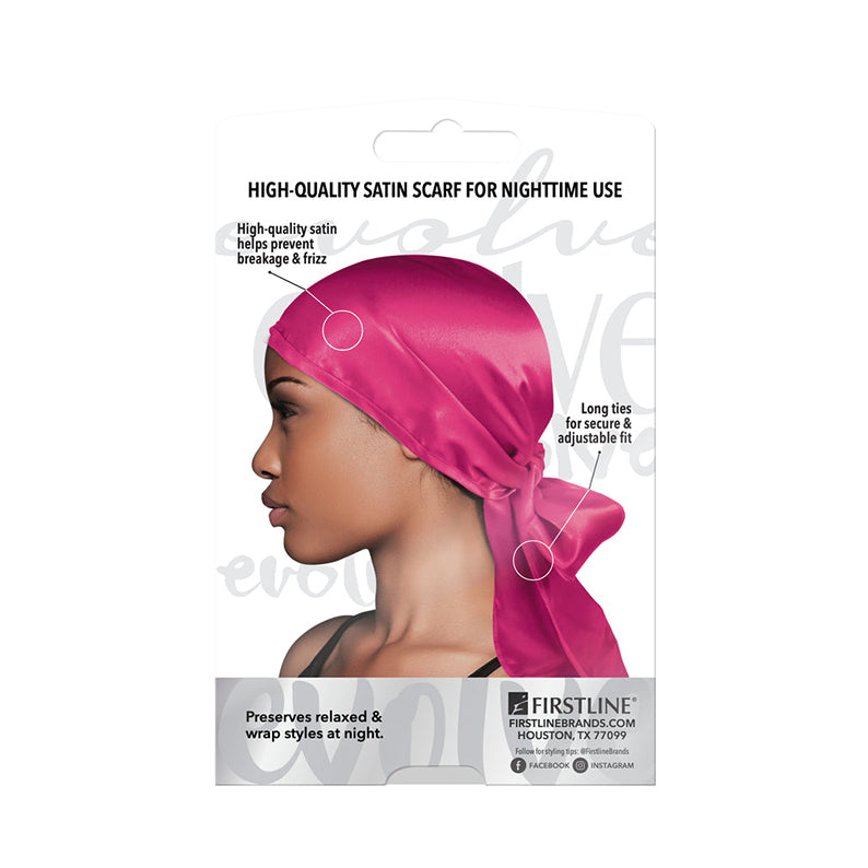Firstline Evolve Satin Wrap Scarf [Fuchsia] #4406