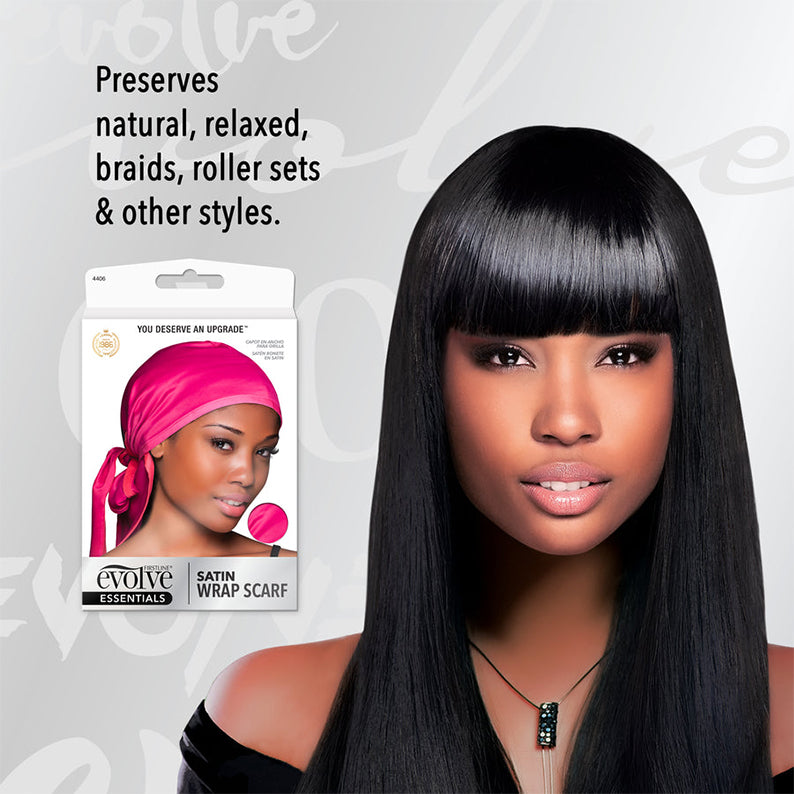 Firstline Evolve Satin Wrap Scarf [Fuchsia] #4406