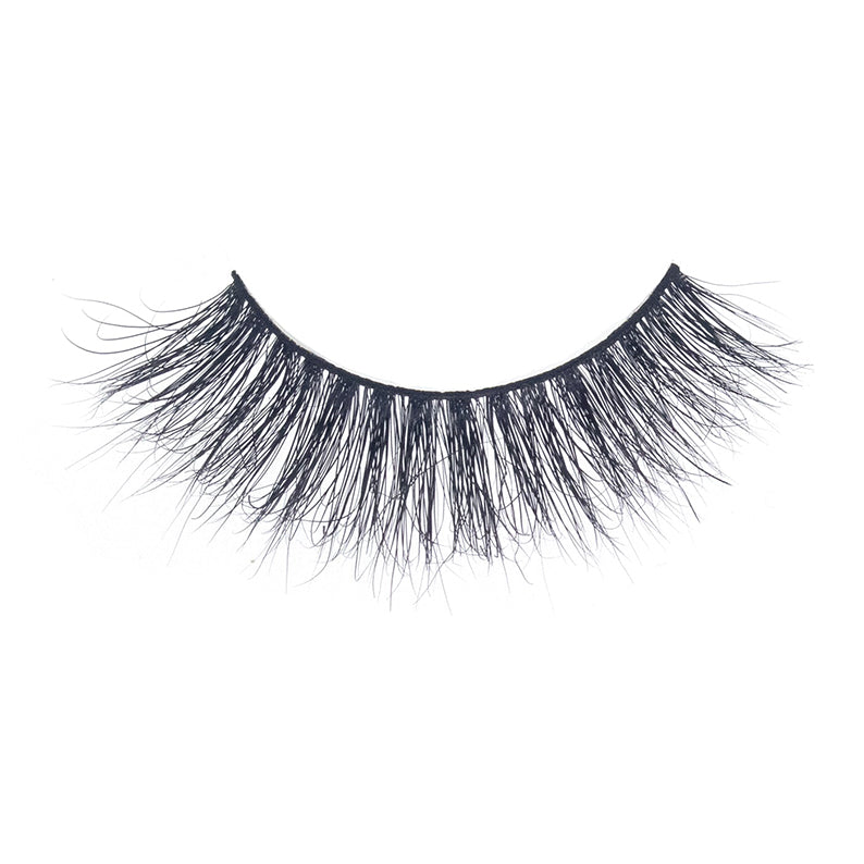 EBIN false eyelashes 3D mink lashes for dramatic look full volume wispy black strip lash for glam