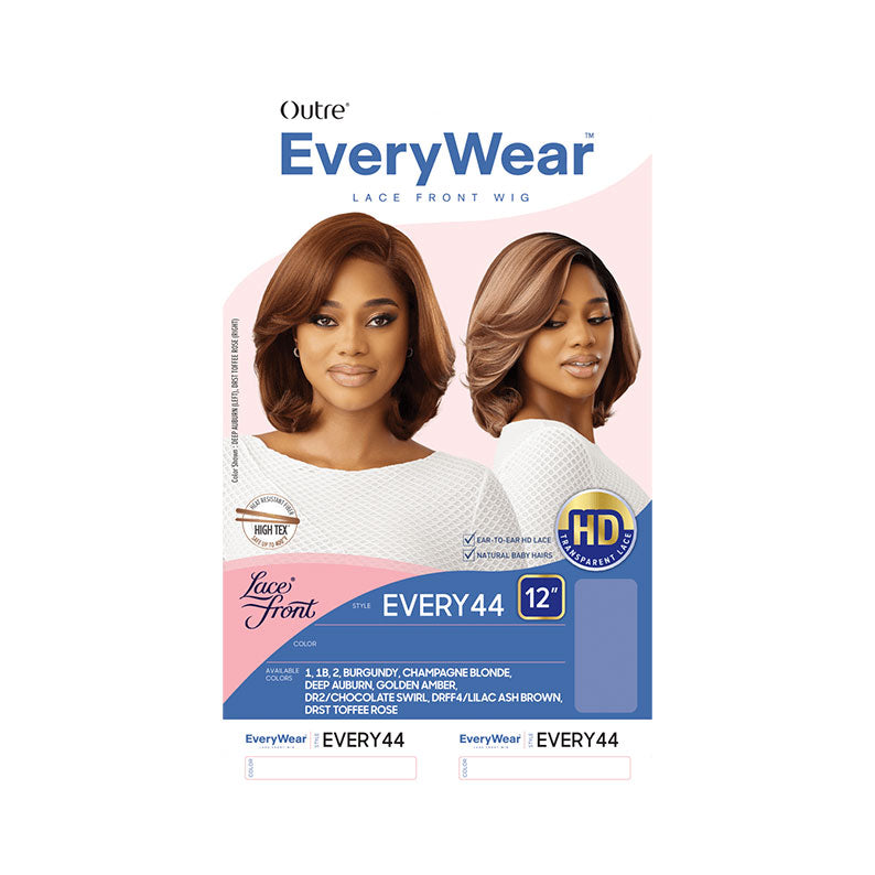 OUTRE EVERYWEAR Synthetic Hair Lace Front Wig - EVERY 44 12"