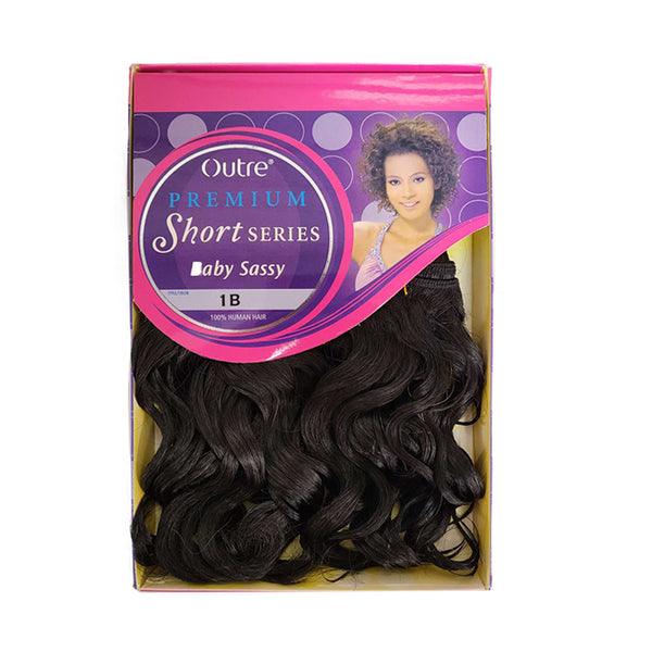 SÉRIE COURTE PREMIUM 100 % cheveux humains Baby Sassy 8S"