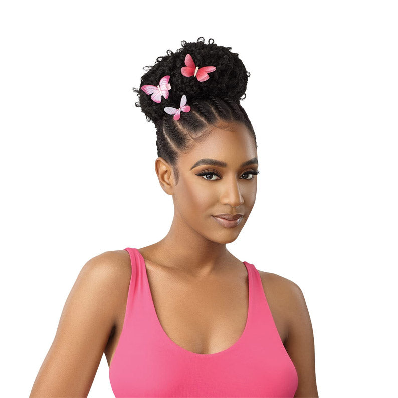 OUTRE Pretty Quick Pony Butterfly Jungle Locs 20"