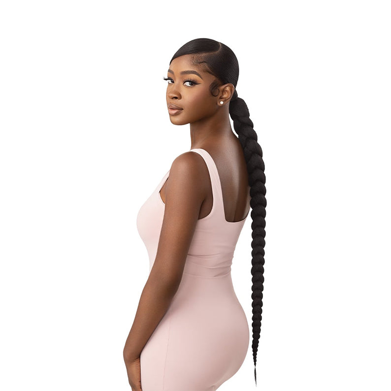 Pretty Quick Wrap Pony Natural Braided Ponytail 32"