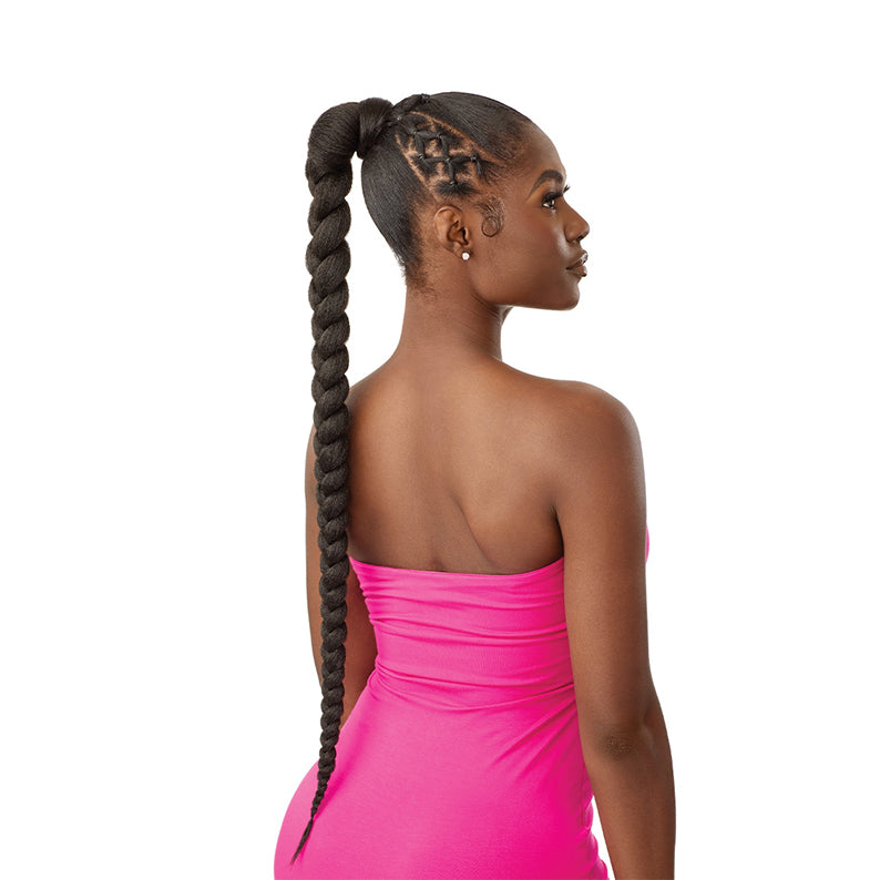 Pretty Quick Wrap Pony Natural Braided Ponytail 32"