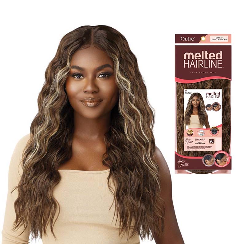 OUTRE Melted Hairline Glueless Synthetic HD Lace Front Wig - SHAKIRA