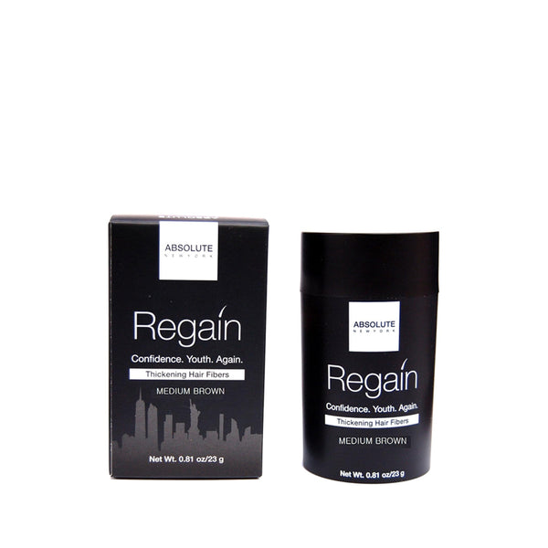 Absolute New York Regain medium brown thickening hair fibers kit black hair fibers for thinning hair