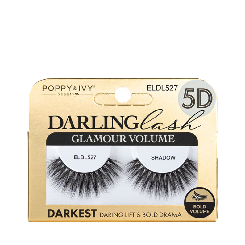 ABSOLUTE NEW YORK Darling Lash Glamour Volume false eyelashes in Darkest with 5D multi dimensional lashes for bold drama
