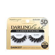 Darling Lash Glamour Volume packaged pair of darkest false eyelashes 5D multi dimensional lashes for bold drama
