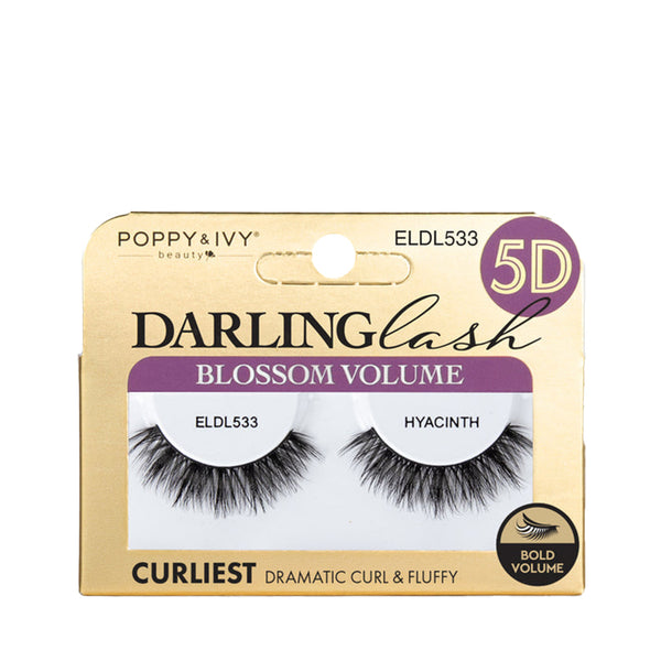ABSOLUTE NEW YORK Darling Blossom Volume faux lashes in packaging 5D multi dimensional lashes dramatic curl and bold volume