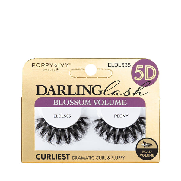 ABSOLUTE NEW YORK Darling Lash Blossom Volume false eyelashes with dramatic curl and fluff 5D multi dimensional lashes