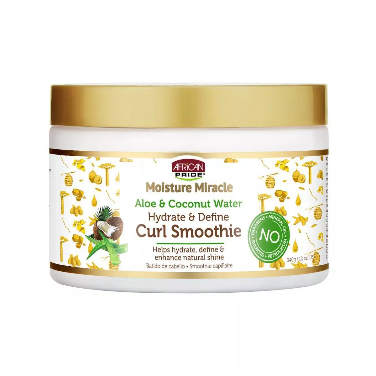 Smoothie Hydratant et Définissez vos Boucles Moisture Miracle