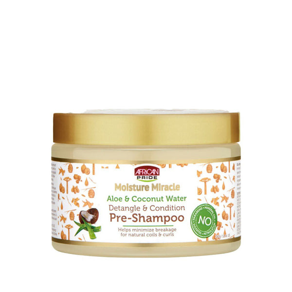 Pré-shampoing Moisture Miracle à l'aloe vera et à l'eau de coco