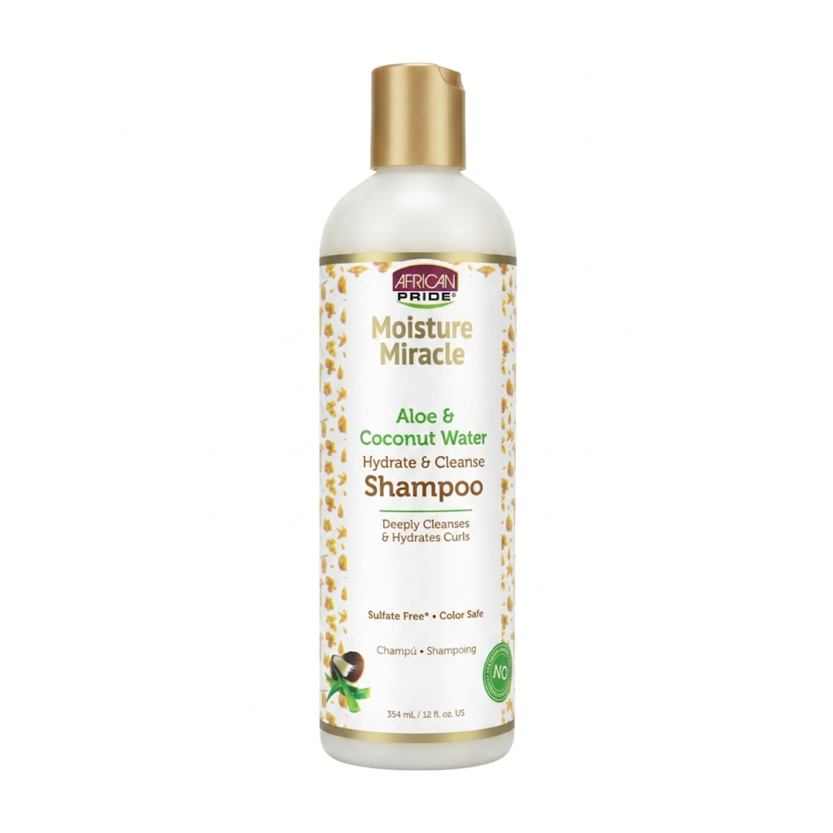 AFRICAN PRIDE Moisture Miracle Aloe & Coconut Water Shampoo 12oz