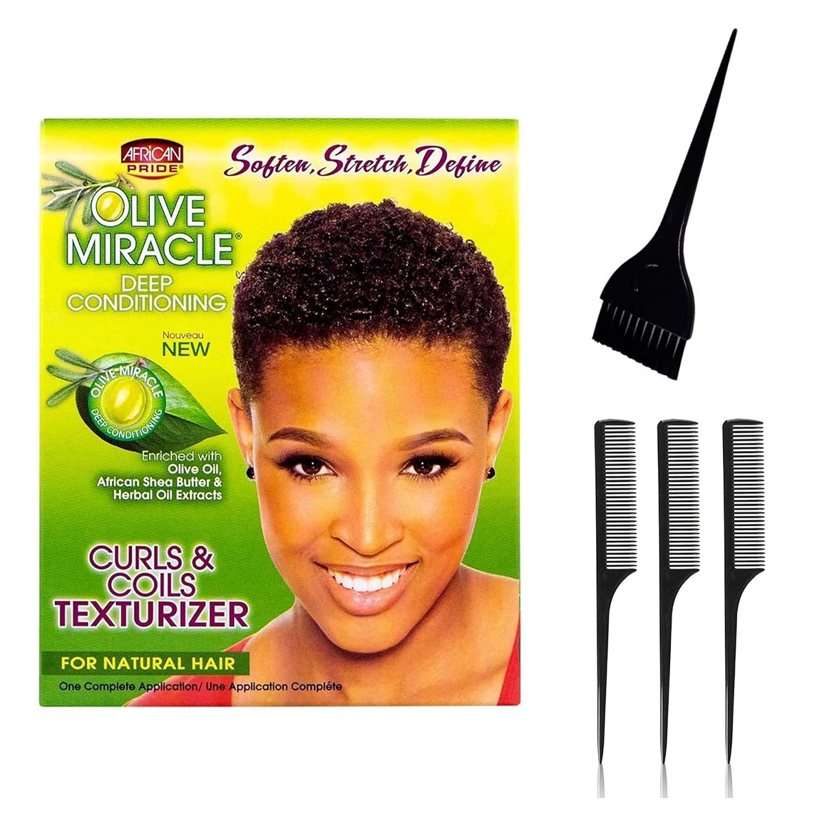 Olive Miracle Curls & Coils Texturizer Kit